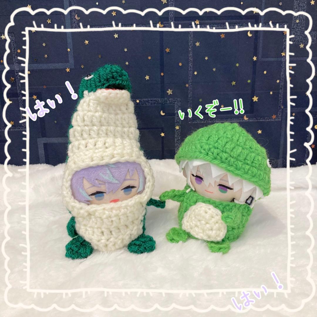 令笶団ペット組着ぐるみset☆ にじぱぺっと ぬい服 ぱぺ服