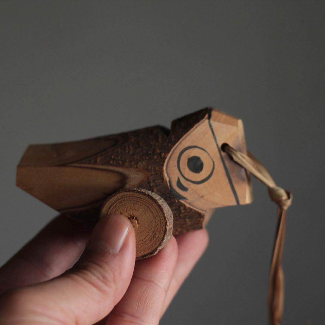 人吉 うずら車 住岡忠嘉 古道具 アンティーク 郷土人形 民芸 オブジェ