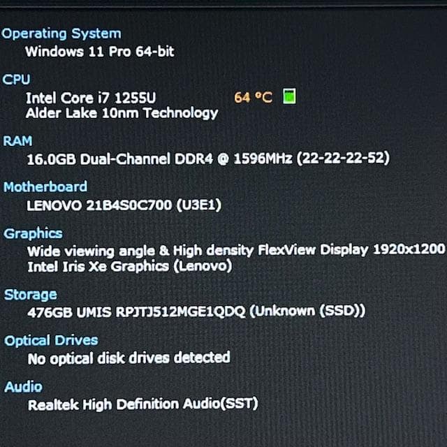 《2022モデル》第12世代Corei7！大容量SSD！RAM16GB！レノボ