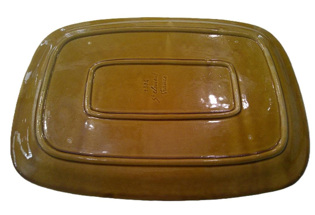 ★希少 レア 美品 Saint Clement サン クレマン 魚型陶器プレート