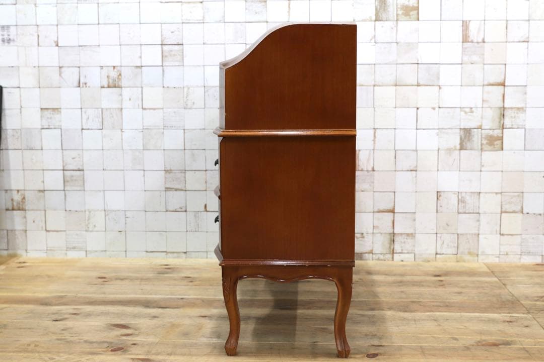 GMIK508○イタリア製 ライティングビューロー デスク クラシック 象嵌