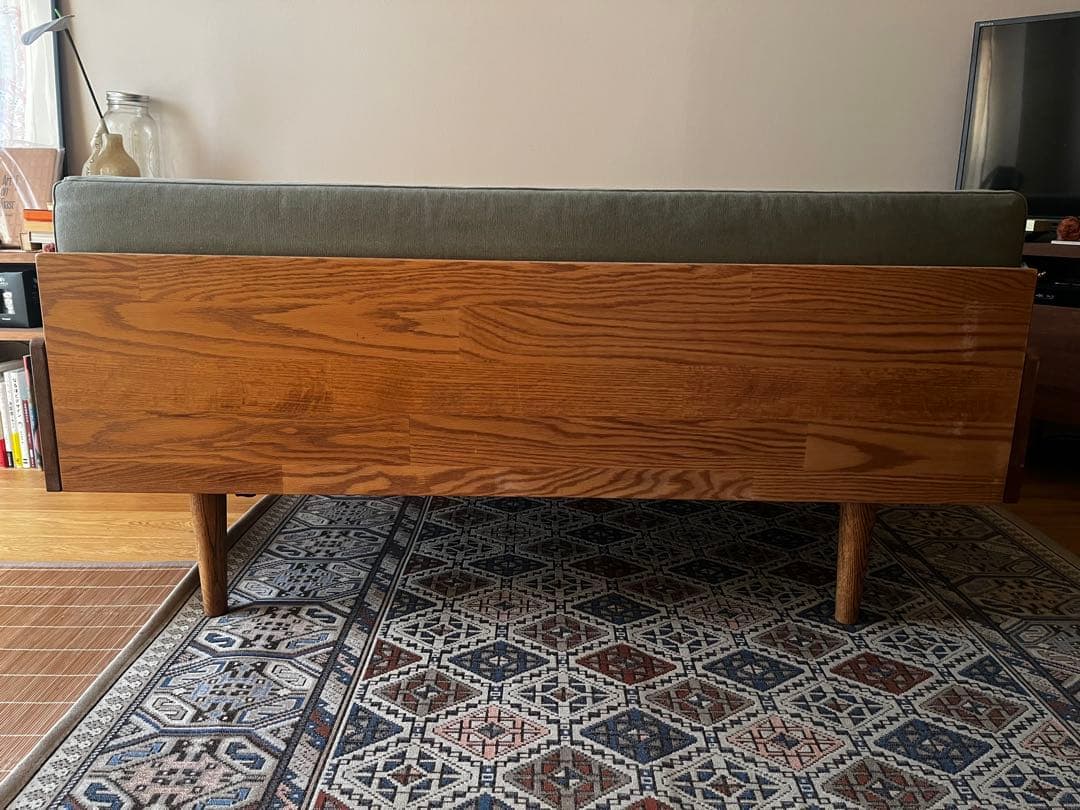 美品 モモナチュラル　DAYSOFA 2P 2人がけ 定価12万円