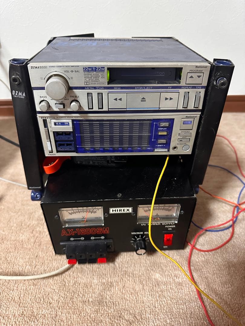当時物 National カセットデッキ アンプ ドラマチックナイト オズマ