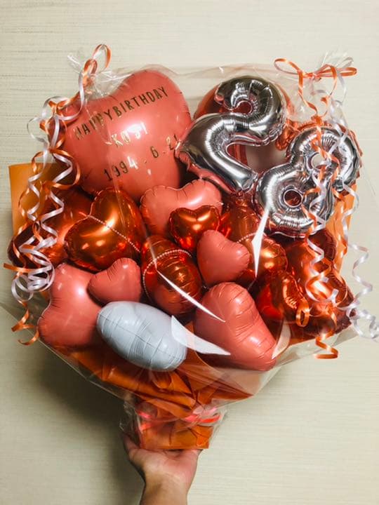 バルーン　推し　ブーケ　バルーンギフト　誕生日　生誕祭　発表会　推しバルーン