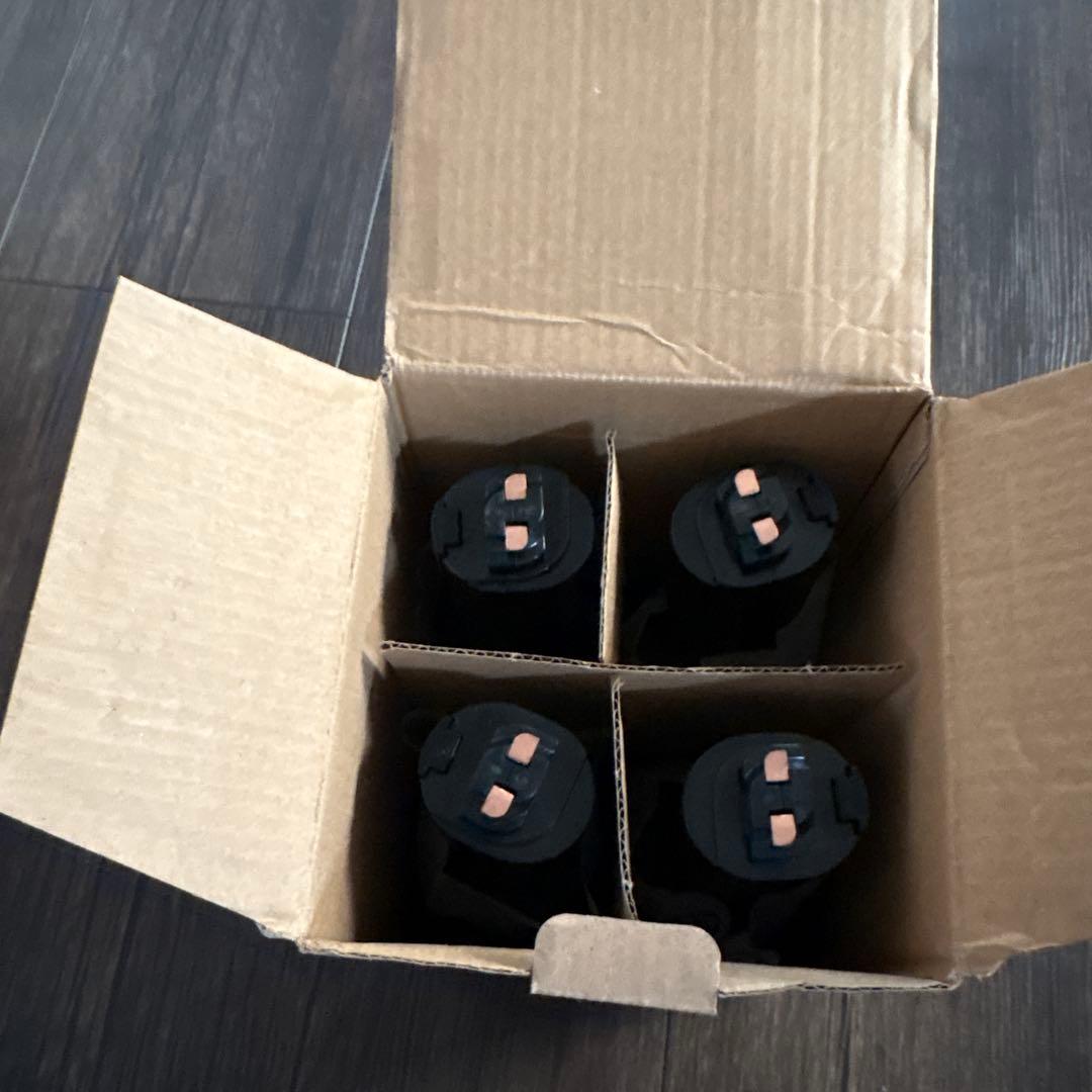 ダクトレール用スポットライト　黒　4個入り