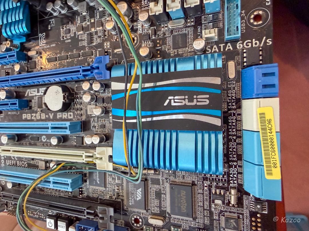 ASUS P8Z68-V PRO cpu i7 2600K メモリ１６GB搭載