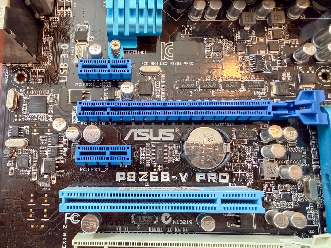 ASUS P8Z68-V PRO cpu i7 2600K メモリ１６GB搭載