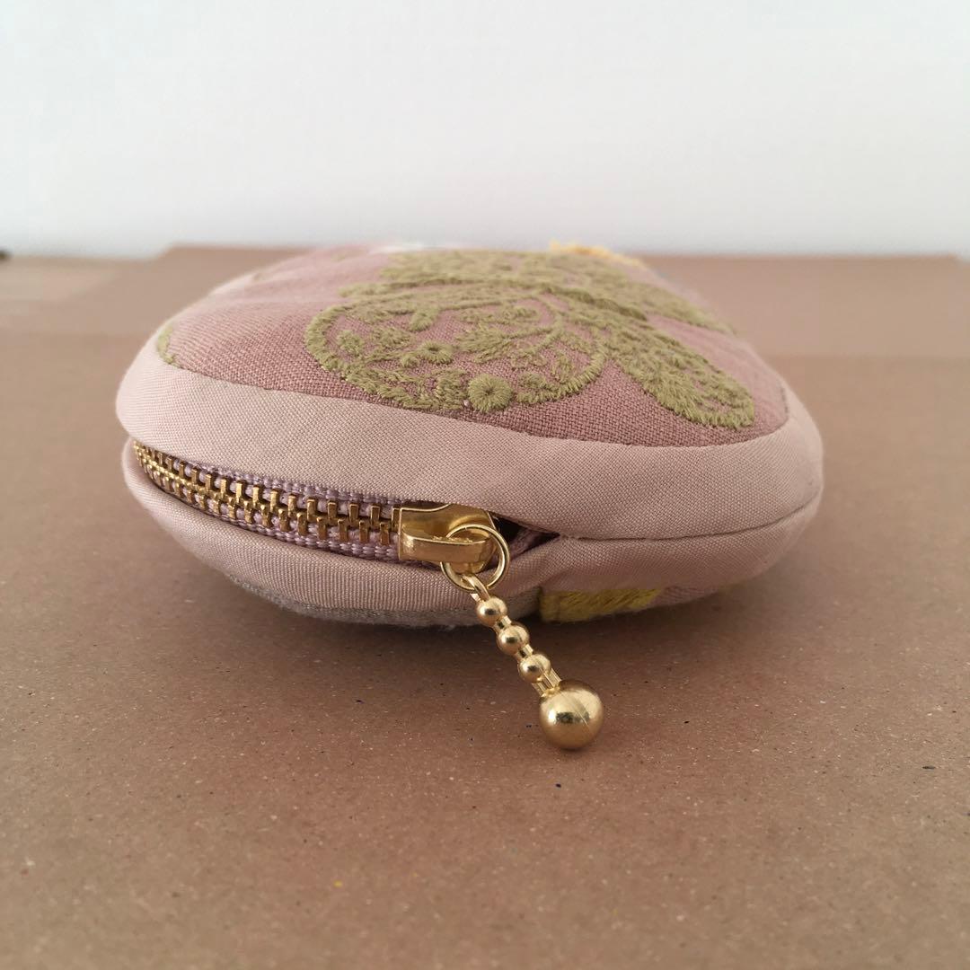 ハンドメイド ミナペルホネン パッチワーク ポーチ forest wing