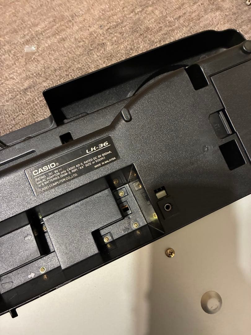 CASIO 光ナビゲーションキーボー　LK-36