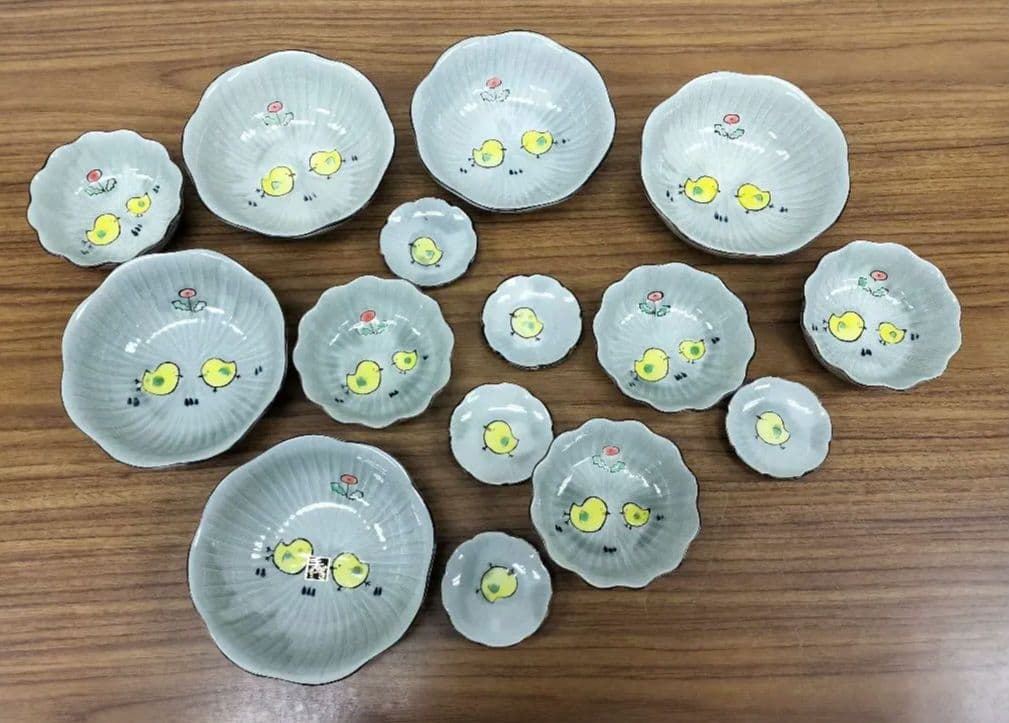 ひよこデザインの大中小ボール、15点セット 自宅保管、未使用品