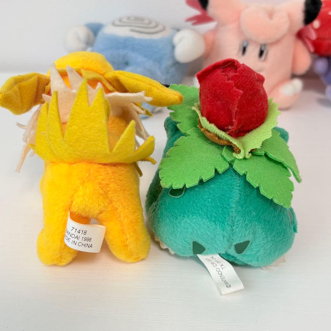 1998年 1999年 バンダイ ポケモンフレンズ レトロ ぬいぐるみ 6点