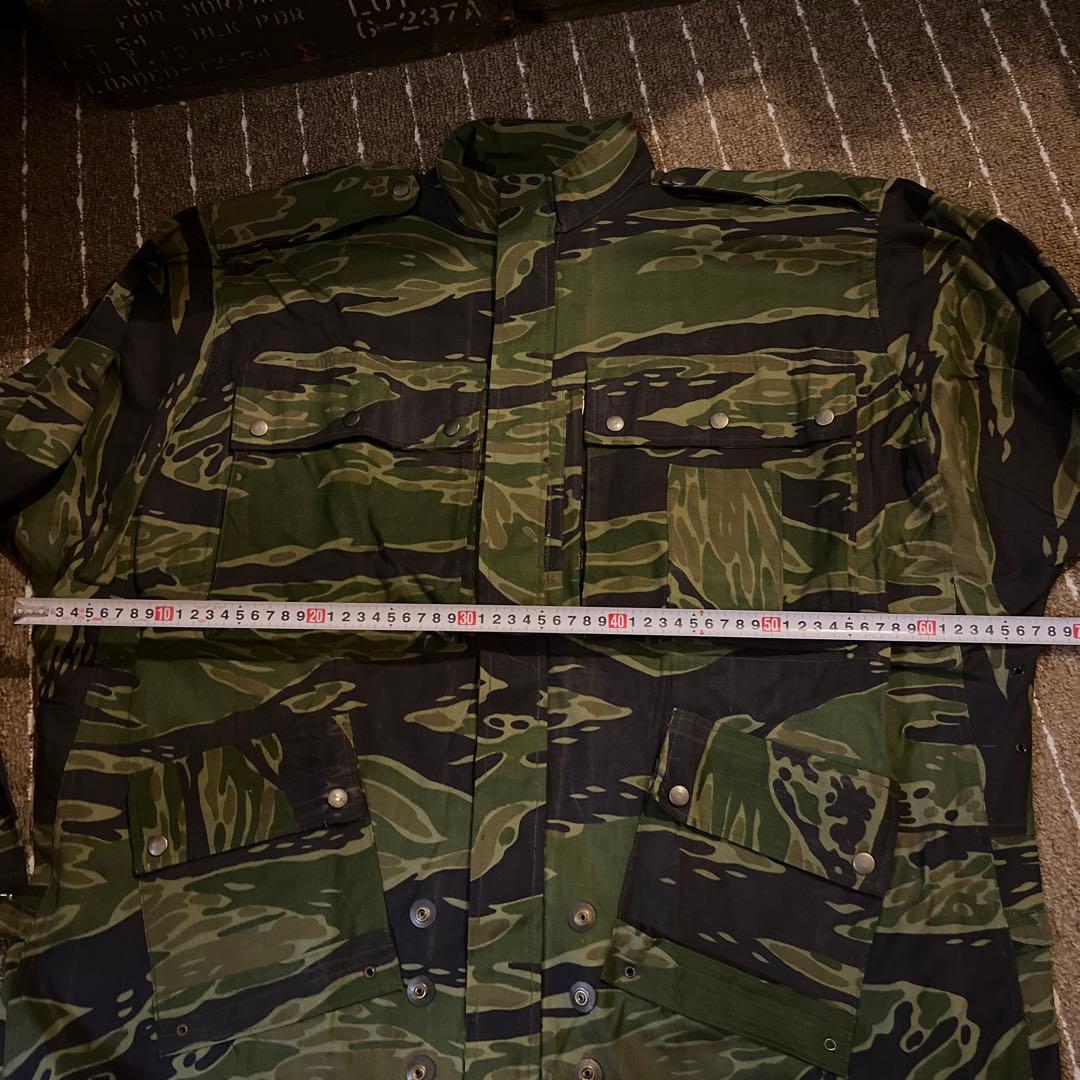 70年代　ベトナム戦　タイガーストライプ　タイガーカモ　ジャケット　ビンテージ