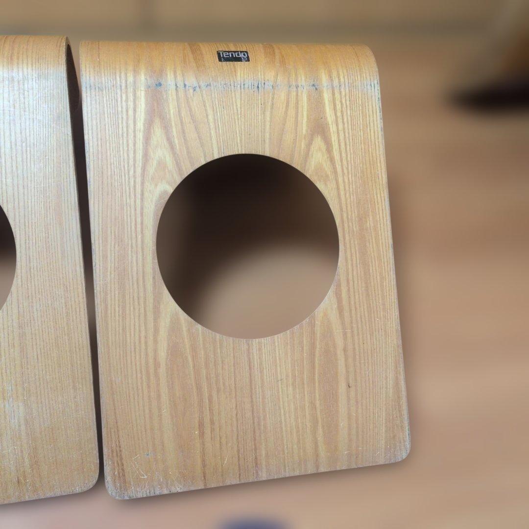 天童木工　曲げ椅子　座椅子　3脚セット①