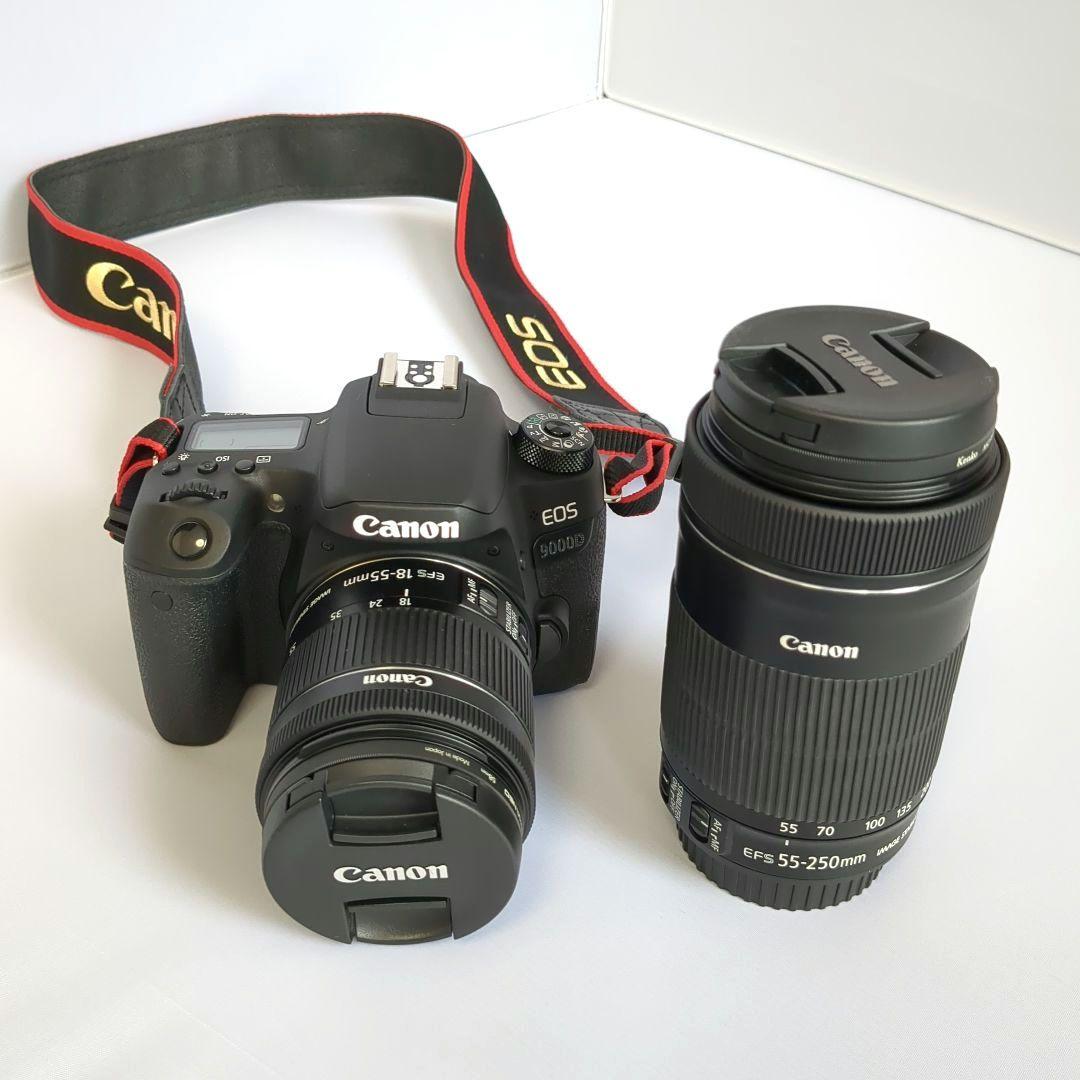 【美品】Canon EOS 9000D ダブルズームキット