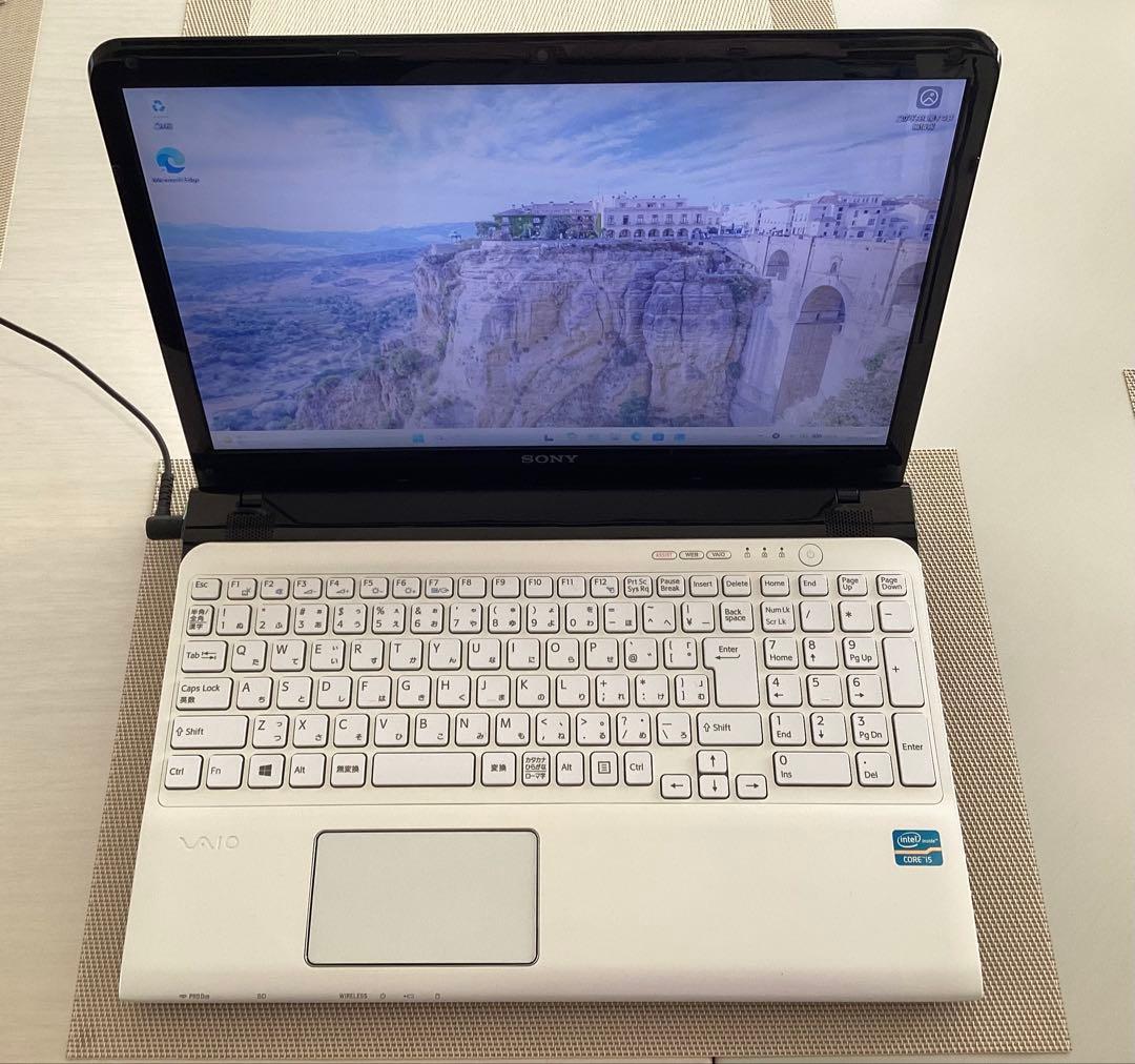 VAIO ノート爆速仕様 i5-3230Mメモリ16GB SSD250GB