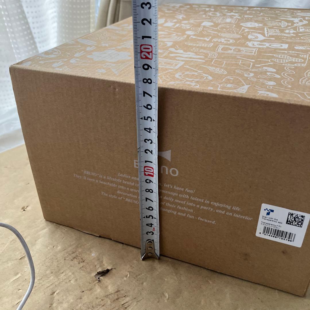 BRUNO コンパクトホットプレート BOE021-RD レッド