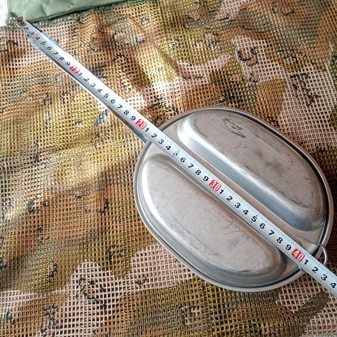 【米軍放出品】メスキットパン＆カトラリー（フォーク、ナイフ、スプーン/各1個）