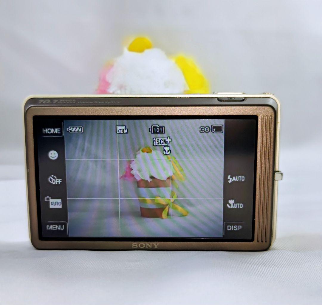 【動作確認済】SONYサイバーショットT700 メディア、電池付すぐに使えます