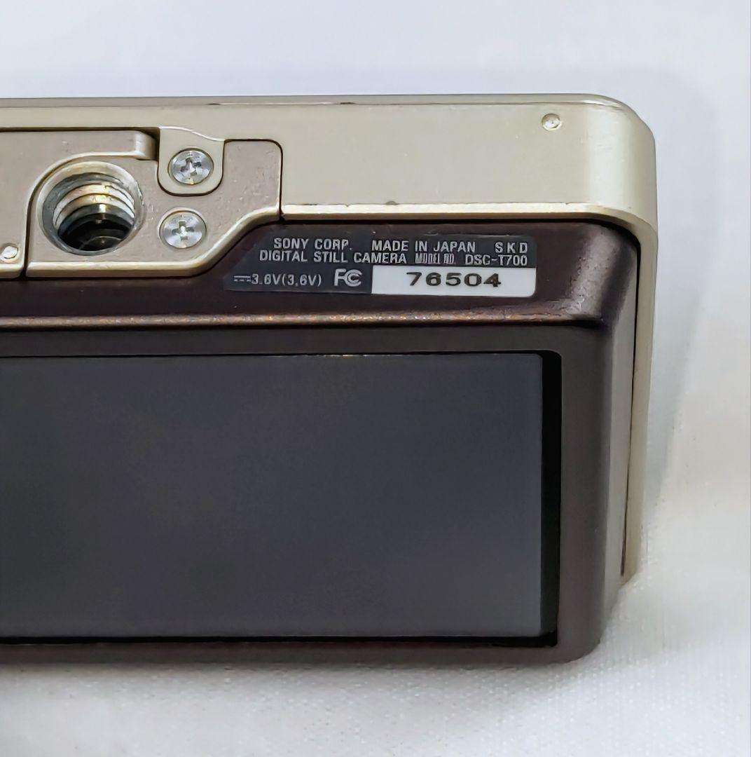 【動作確認済】SONYサイバーショットT700 メディア、電池付すぐに使えます
