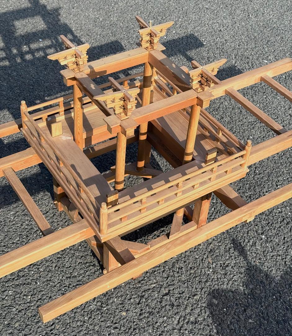 希少 大型サイズ 135cm ミニチュア 播州屋台 神輿 祭り