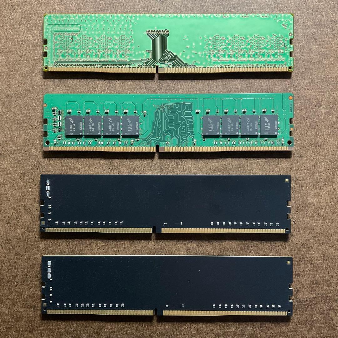 DDR4 8GB メモリー 4個セット