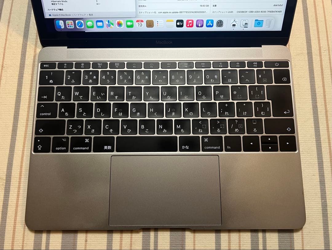 MacBook 12インチ Mid 2017 Core m3/16G/256G