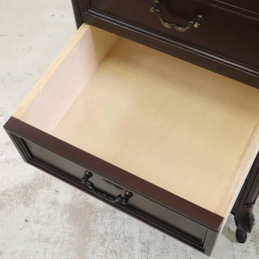 東海家具 Sri Tokai 5段チェスト 高さ90cm アンティーク調