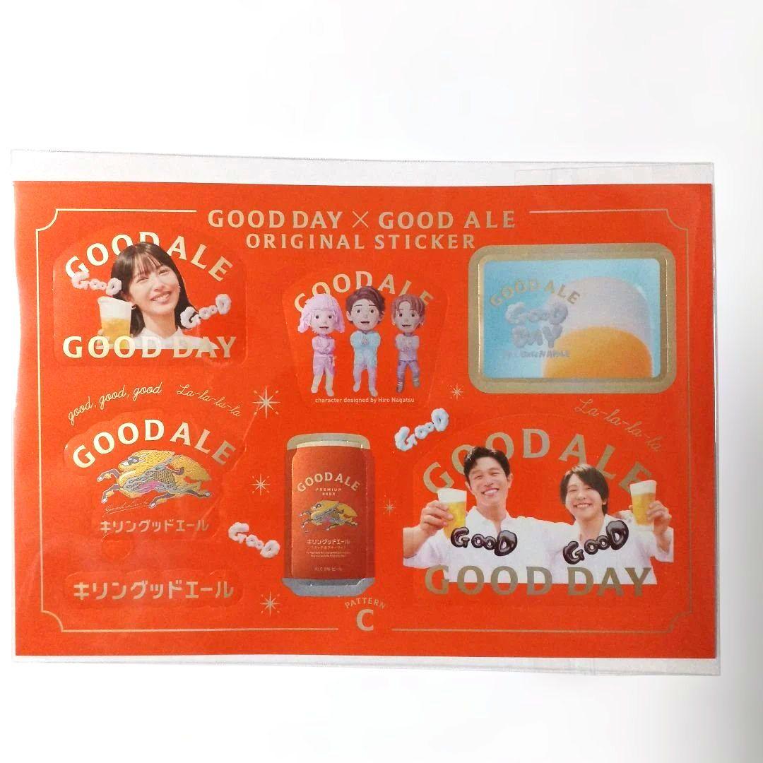 グッドエール　ステッカー 3種　B C D ミセスグリーンアップル