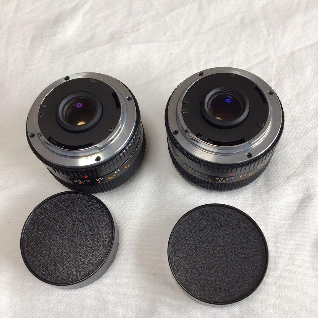 CONTAX 137MD CGCMとYSHICA 28mm と35mm特別仕様品