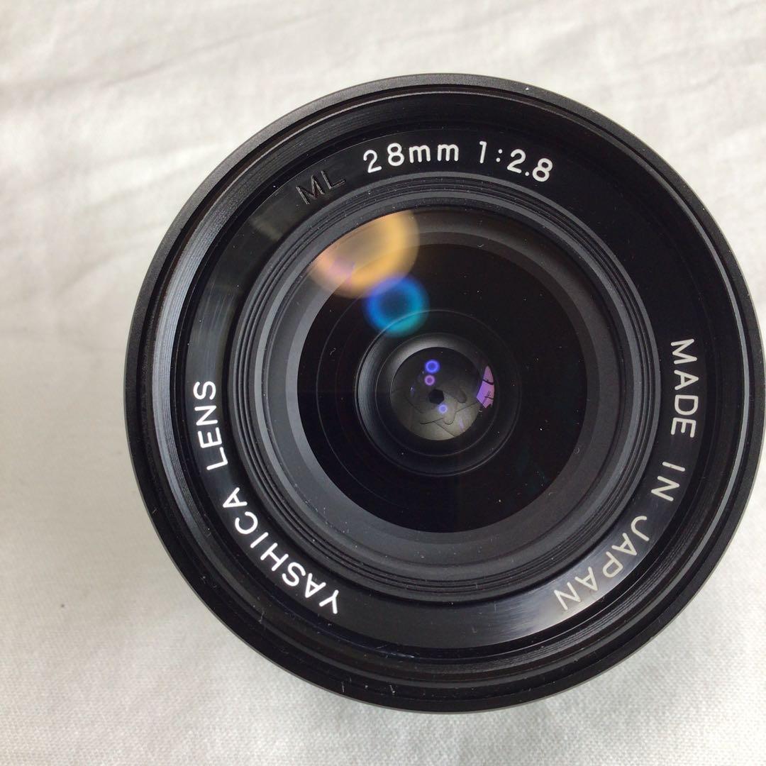 CONTAX 137MD CGCMとYSHICA 28mm と35mm特別仕様品