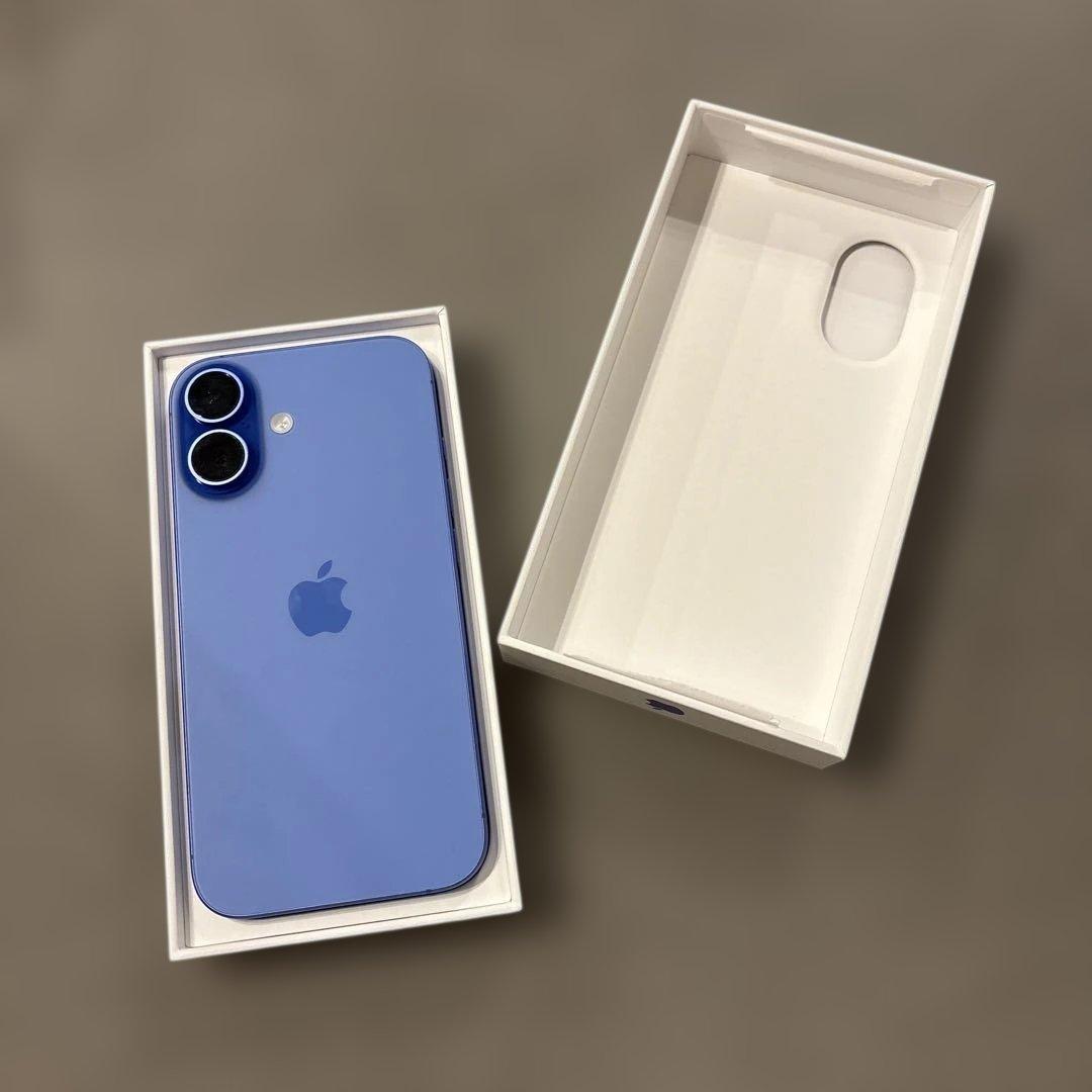 は*る様 Apple iPhone 16 ブルー 128GB 箱付き