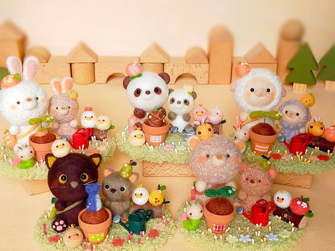 ✿羊毛フェルト✿パンダ✿羊毛フェルト✿