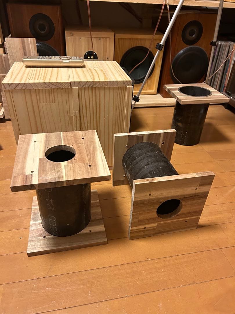 自作スピーカー 金属製配管スピーカー