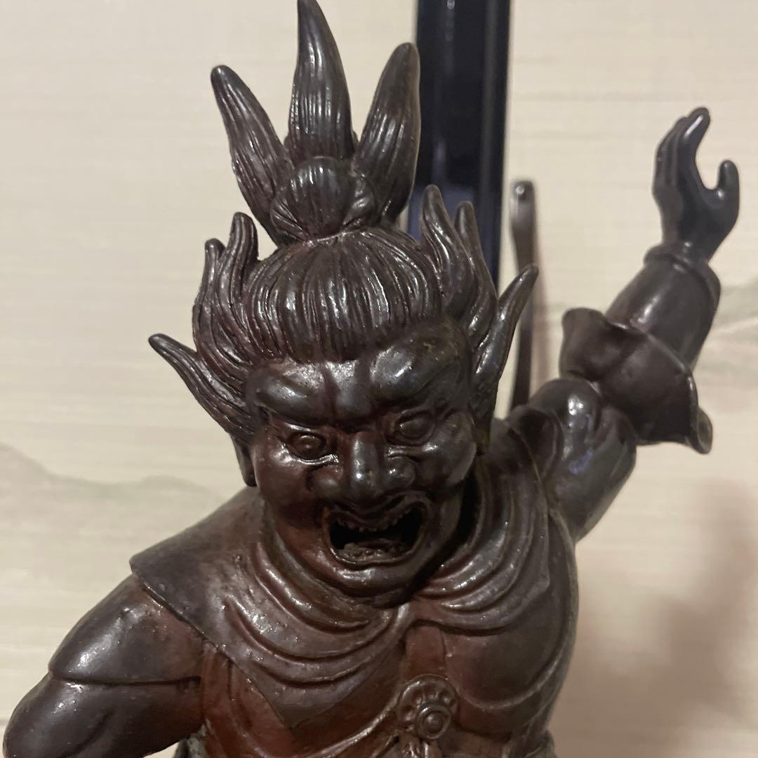 備前焼　毘沙門天