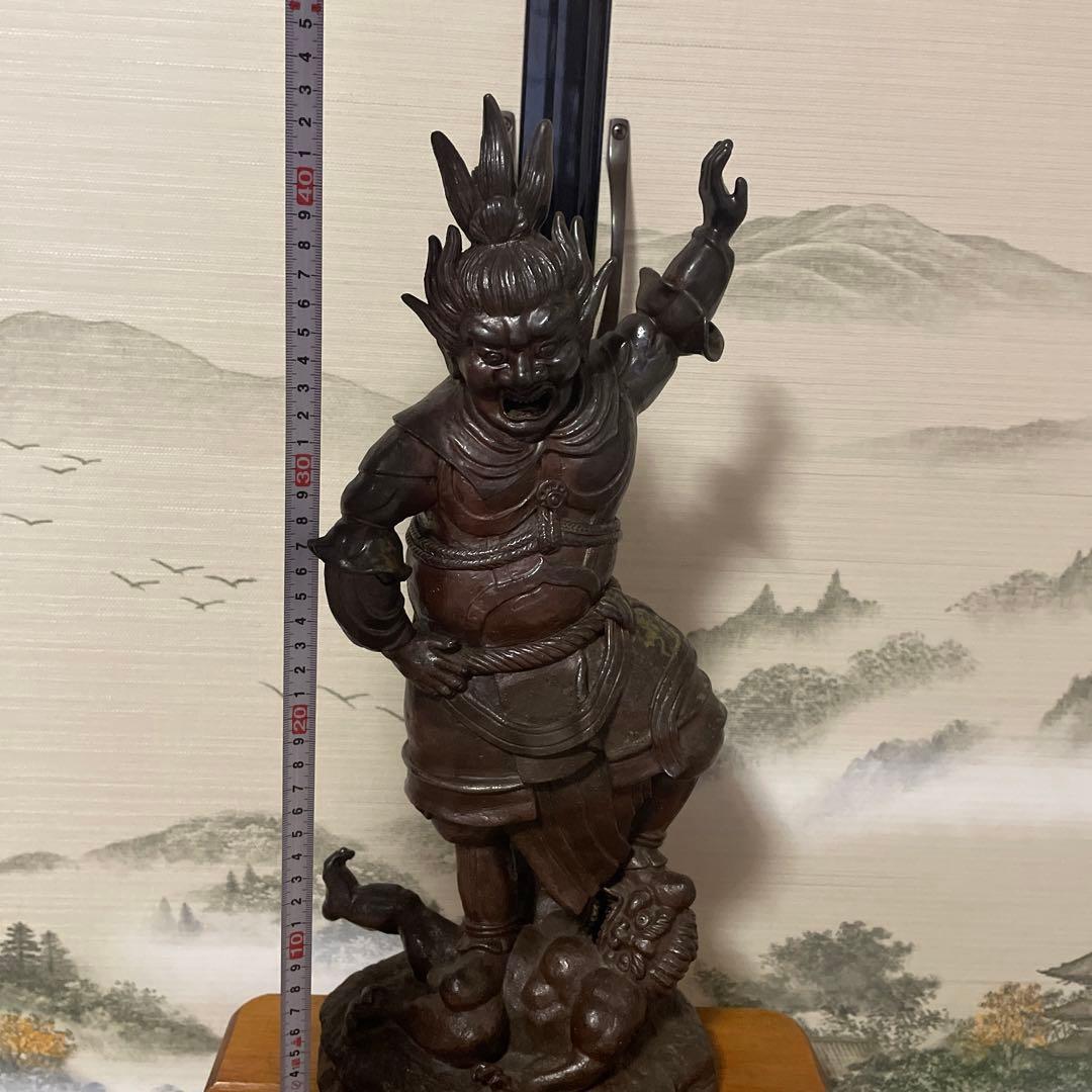 備前焼　毘沙門天