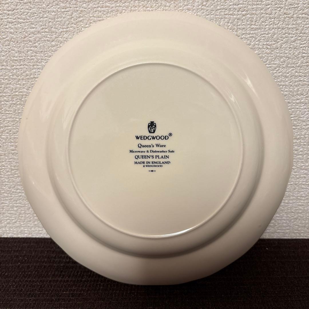 ウェッジウッド　クイーンズウェア　クイーンズプレイン　デザートプレート　20cm