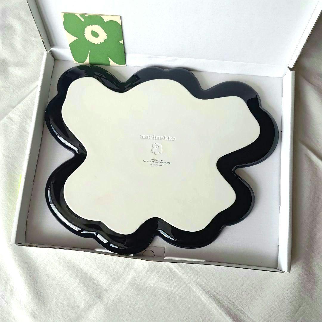 Unikko 60th サービングプレート　コバルトブルー　ウニッコプレート