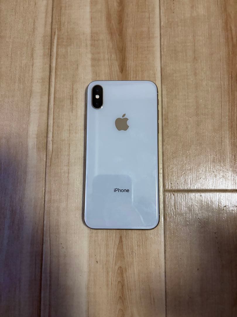 極美品 Apple iPhone X 10 シルバー 本体 256GB