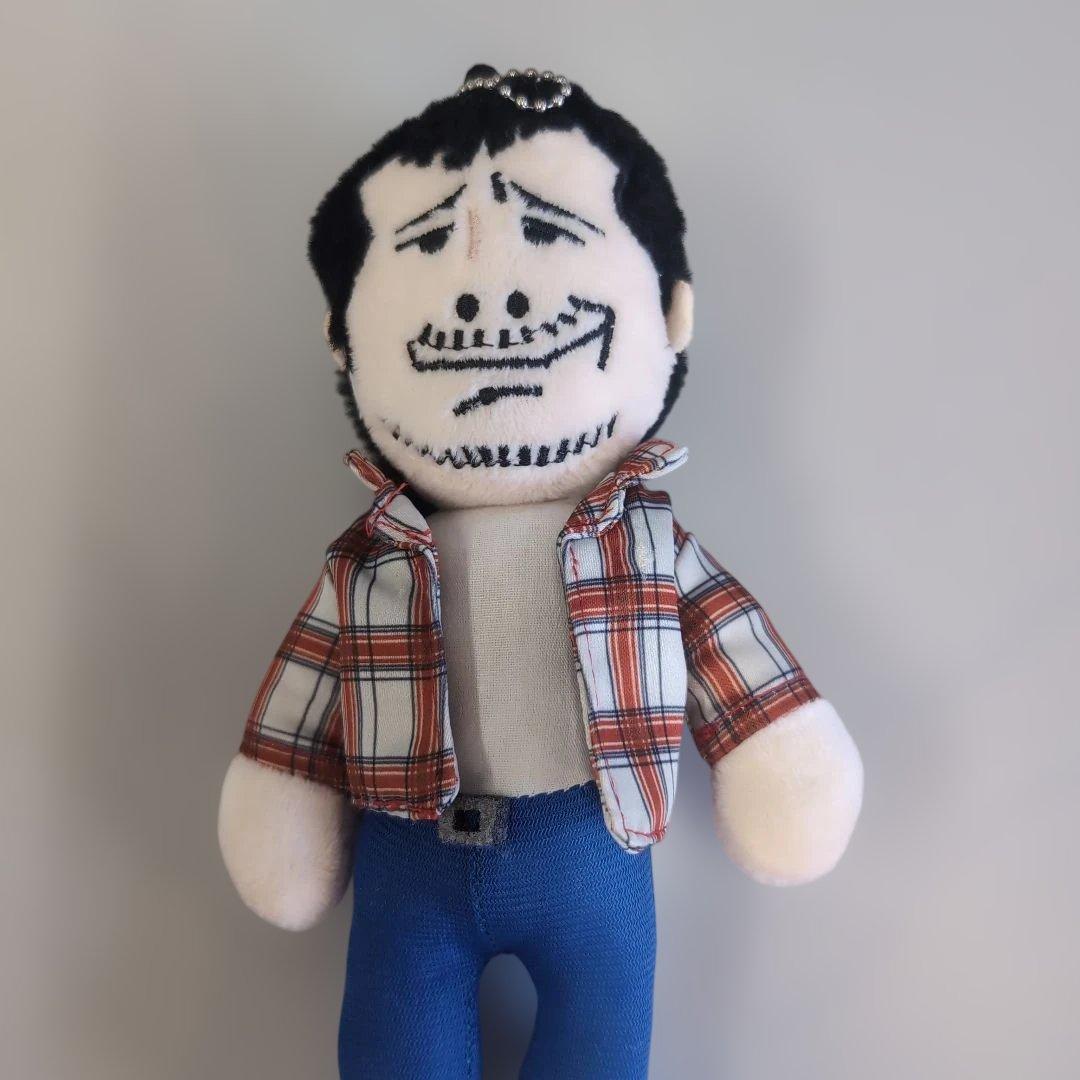 ☆矢沢永吉☆ぬいぐるみ☆ 貴重チェック柄シャツ☆