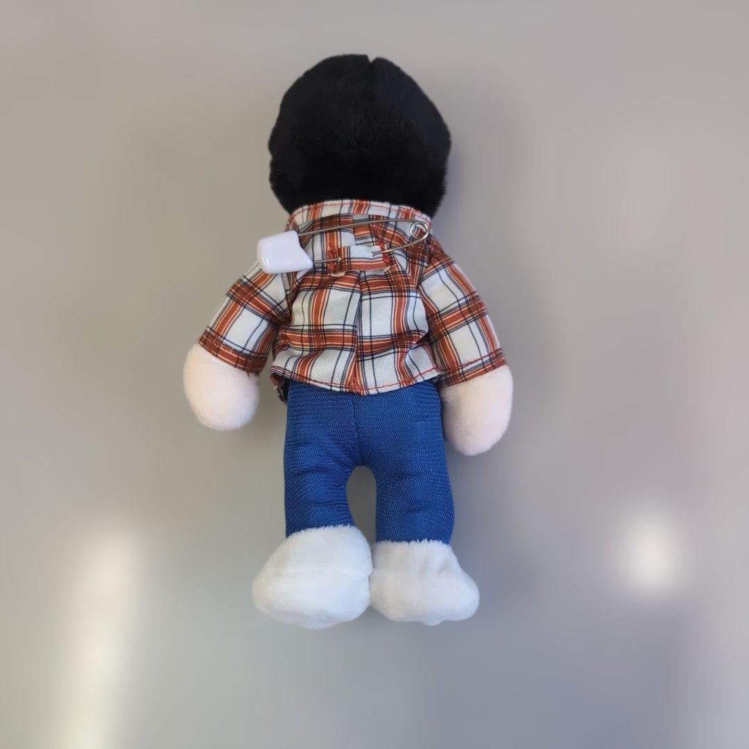 ☆矢沢永吉☆ぬいぐるみ☆ 貴重チェック柄シャツ☆