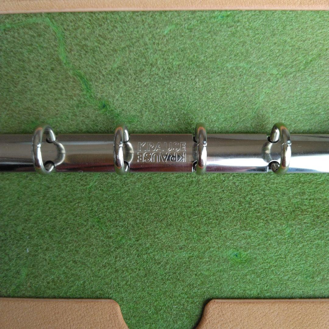 システム手帳　ルガトショルダー パロットグリーン　B7ミニ6穴用　フラットタイプ