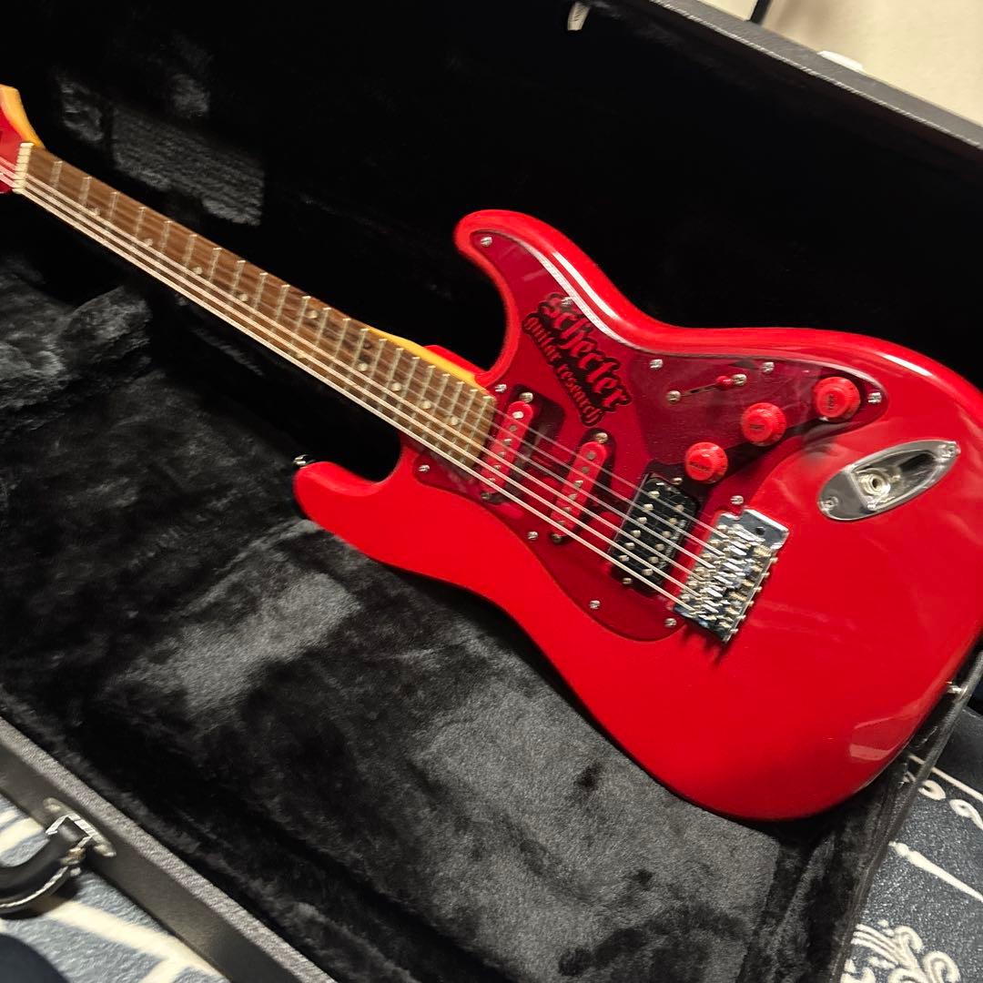 サンダーストーム エレキギター レッドダンカンＰＵ付き