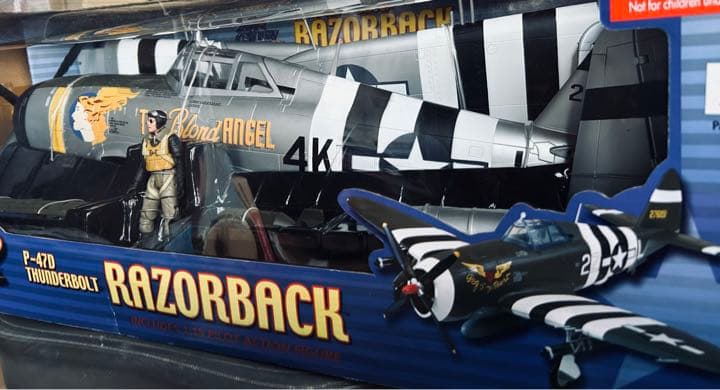 P-47 サンダーボルト　レザーバック　1/18