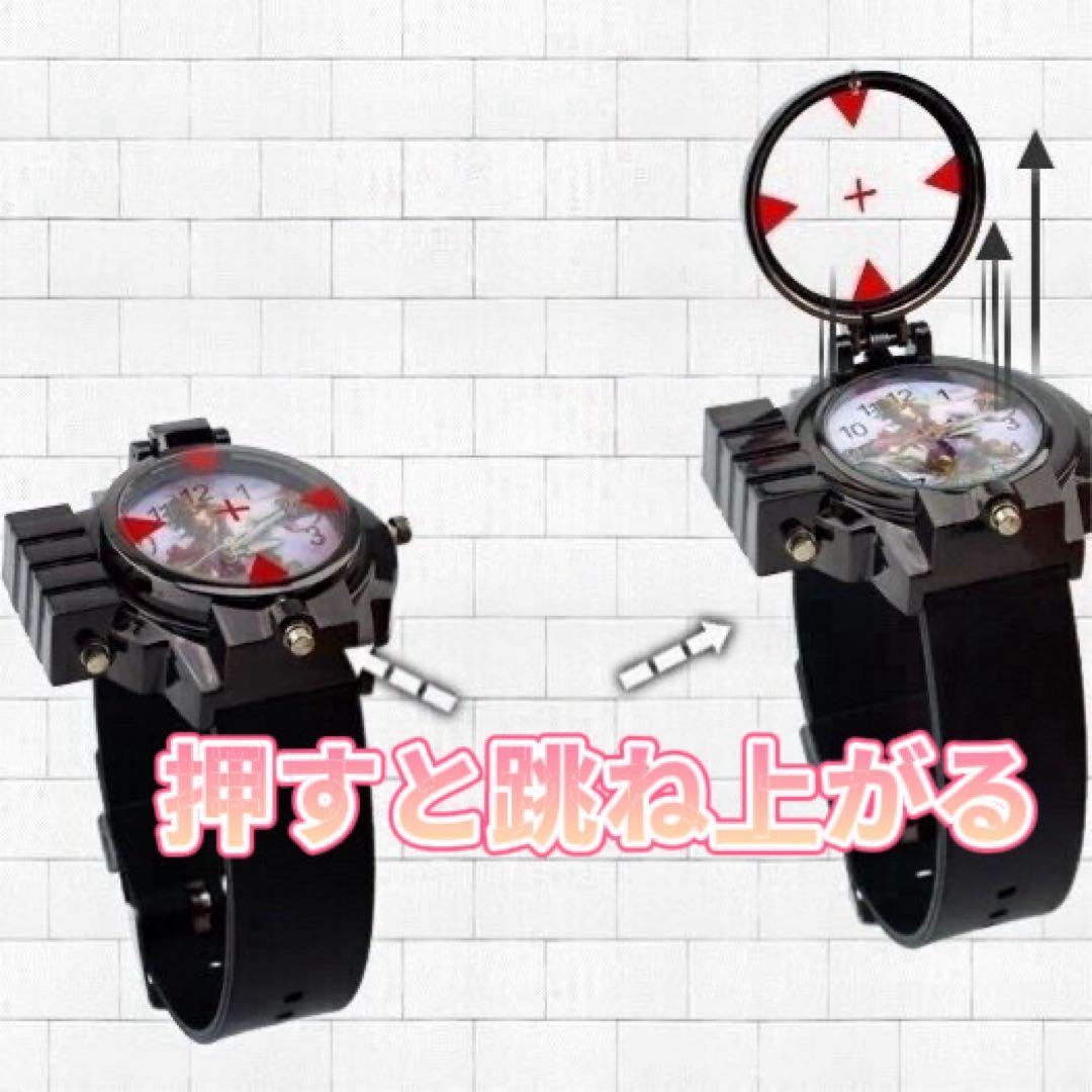 《2個セット割》名探偵コナン同型の時計型麻酔銃 金属製腕時計 予備電池付