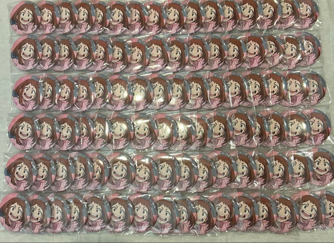 僕のヒーローアカデミア　ヒロアカ　麗日お茶子　お茶　東武動物公園　缶バッジ