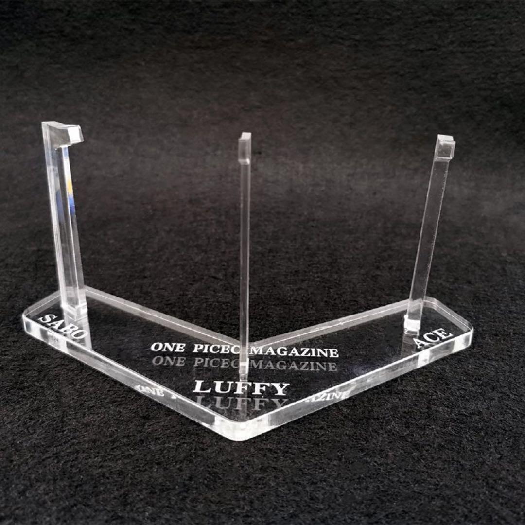 専用台座　ワンピース 夢の一枚 フィギュア3体セット エース サボ ルフィ