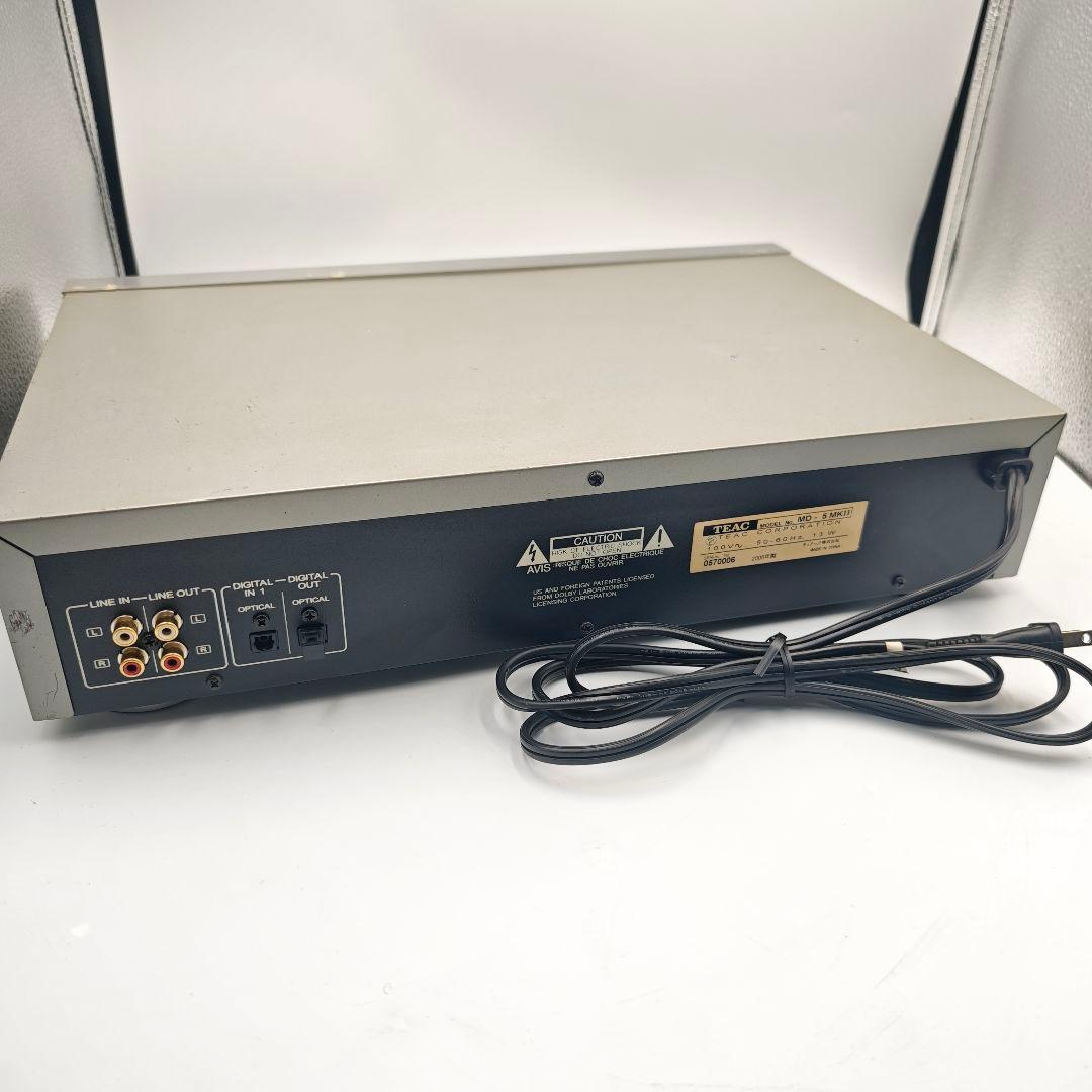 【完全動作品】TEAC MD-5 MKII MDレコーダー LP mk2