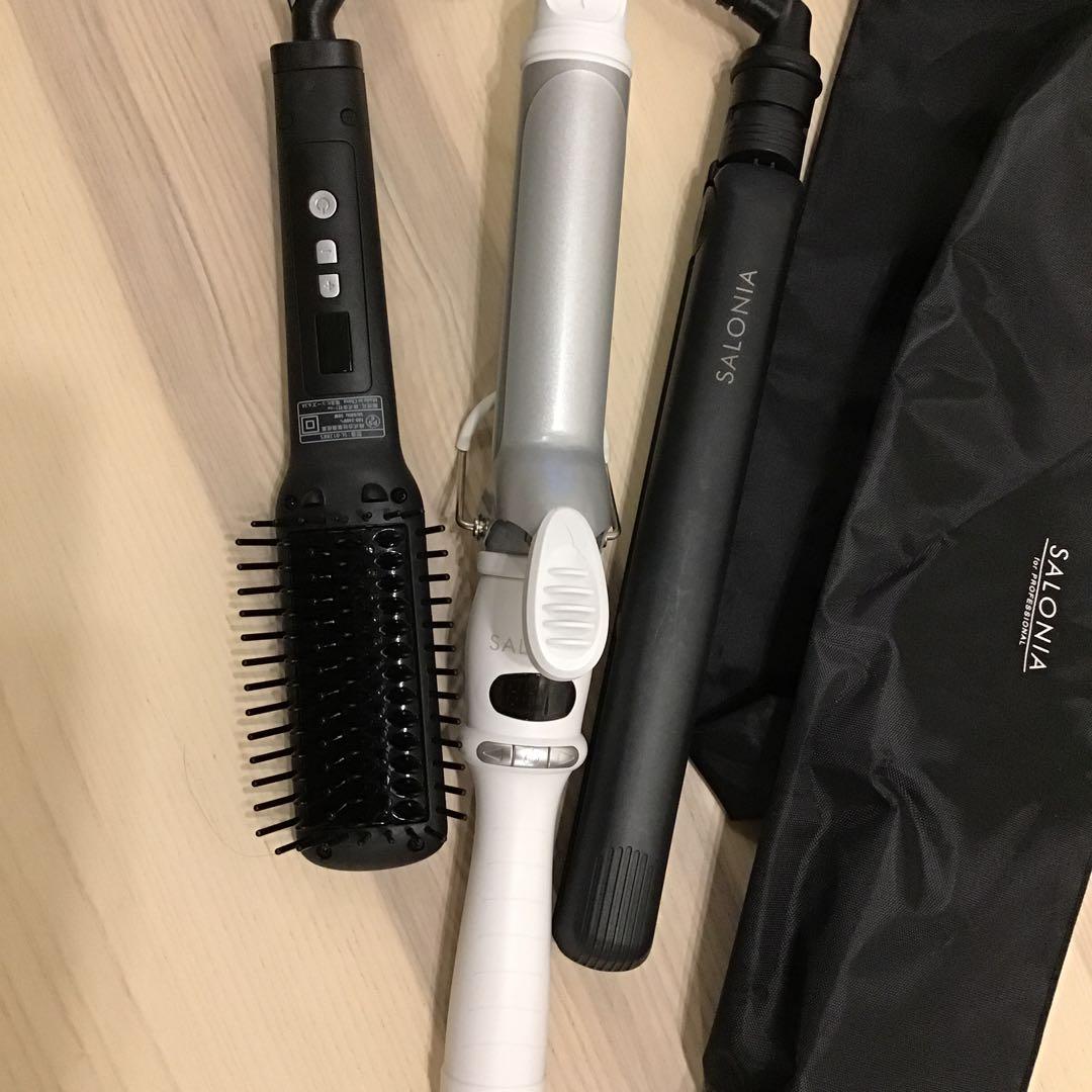 SALONIA 多機能ヘアアイロン3点セット