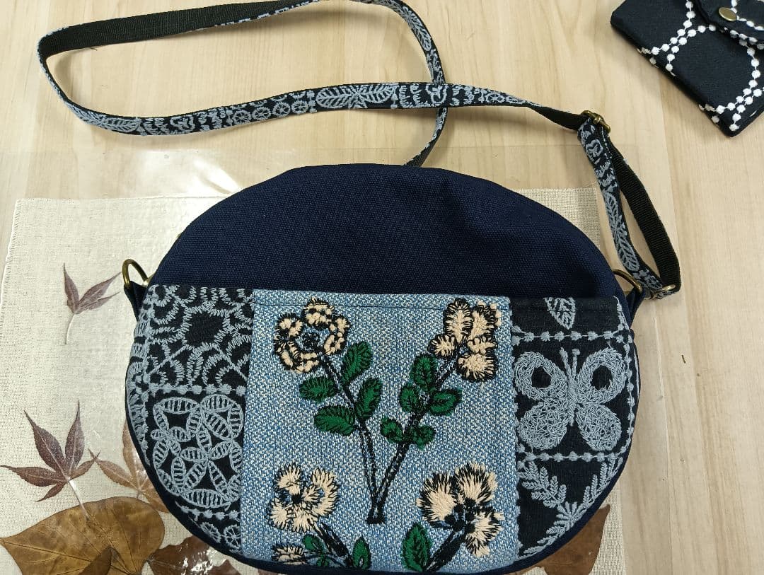 ミナペルホネンハンドメイドショルダーバッグ