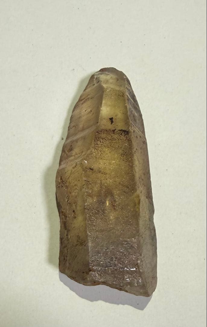 イエロークリスタル 原石 約414ct 大粒 透明感あり